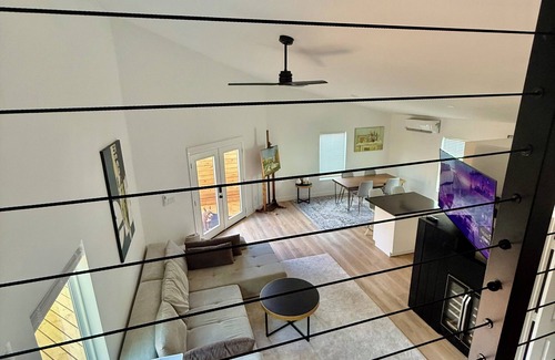 Ponderosa Forest Cottage | Brand new, Charming 1 bedroom and open loft-bedroom-cottage in peaceful Houston