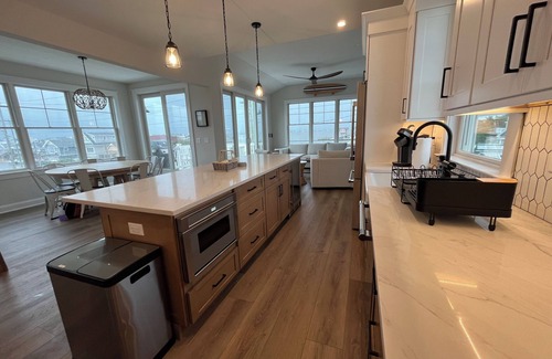 Ship Bottom House | Brand New Construction w Pool, Elevator, Stunning Bay Views, 1000 ft. to Beach