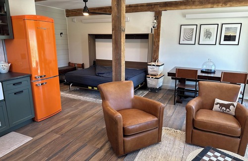Albany Apartment | Brand new, fully remodeled tack room in a working barn at Rebel Ranch.
