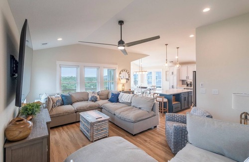 Avon House | Brand new Hatteras Island home with amazing sound views and an elevator!