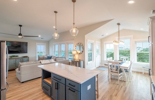 Avon House | Brand new Hatteras Island home with amazing sound views and an elevator!