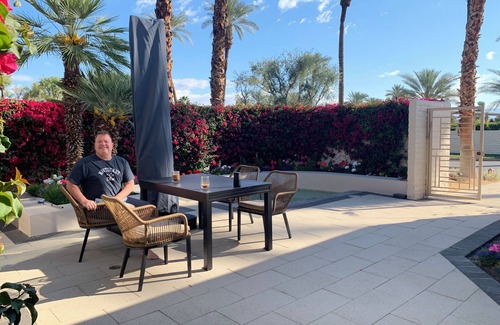 Desert Horizons Condo | Brand new Indian Wells remodel 2022! Hot tub and swim pool 10' from back door.