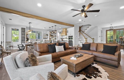 Lake Lure House | Brand New LAKE FRONT-6 BR 7 BA home with direct views of Rumbling Bald