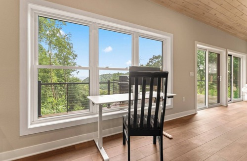 Eastman Cabin | Brand new modern cabin with beautiful river view.