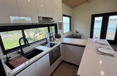 Canyon Lake House | Brand new, modern, one-bedroom tiny home on the waterfront in Canyon Lake