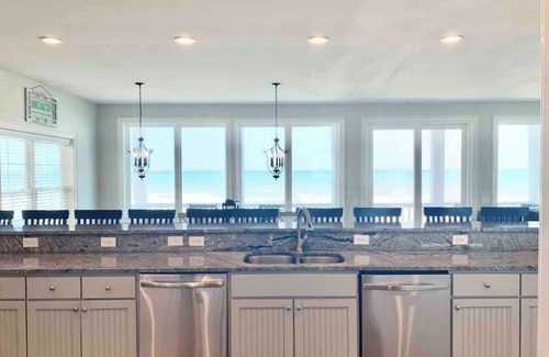 Cherry Grove Beach House | Brand New Pool! Oceanfront! Sleeps 26!