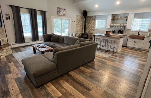 Eaton Center Cabin | Brand New Remodeled Cabin with Wood Stove on 7 Acres