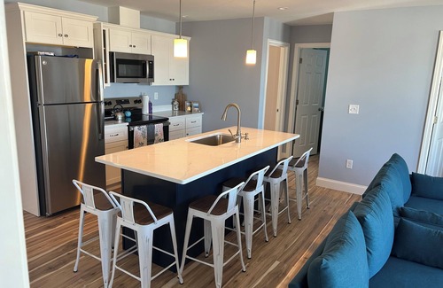Wells Beach Condo | Brand New Top Unit 4-bed/2Full bath condo with Central AC & WiFi on Atlantic ave