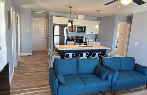 Wells Beach Condo | Brand New Top Unit 4-bed/2Full bath condo with Central AC & WiFi on Atlantic ave