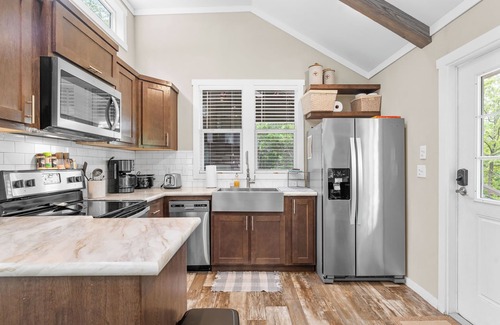 Branson Cabin | Branson Tiny Home on 52 Acres w/Private Stocked Pond 1/4 mile hike from home!
