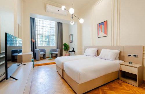 Zamalek Apartment | Brassbell l Zamalek l High ceiling studios