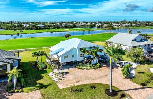 The Dunes House | Breathtaking golf front villa on Sanibel Island - Includes Tennis Membership - 18th Fairway