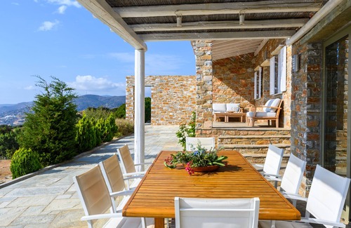Kato Aprovatou House | Breathtaking sea view - Swimming pool - 5' from the beach + tavern