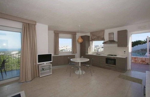 Ostuni House | Breathtaking view from the balcony, pool front house, free parking, beach at 8'