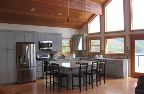 Kalispell House | Breathtaking Views from Mountain House overlooking Ashley Lake