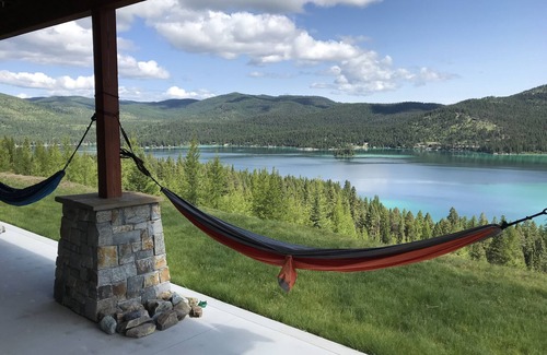 Kalispell House | Breathtaking Views from Mountain House overlooking Ashley Lake