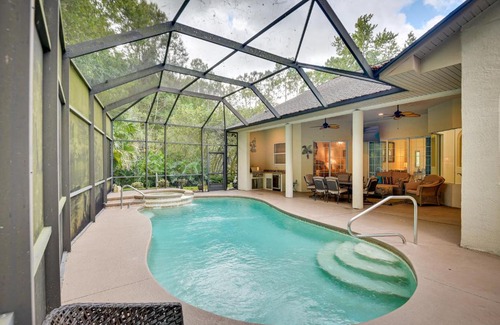 Palm Coast House | Breezy Palm Coast Golf Retreat with Pool and Lanai!