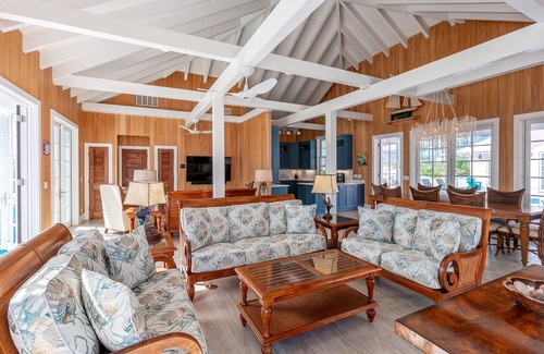 Hope Town House | Breezy Palms: A Coastal Sanctuary with Unrivaled Elegance, Pool Dock Ocean