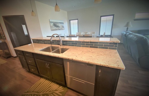 Arnolds Park Cabin | Bridges Bay Vacation Home #220 - sleeps 12