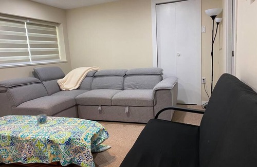 Delta Apartment | Bright 1 BR suite w/ free parking & wifi & Netflix