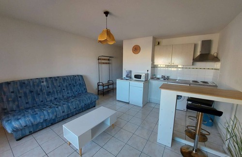 Le Grau-dʼAgde Apartment | Bright 2-Room Apartment with Loggia, 50m from Beach, Shops Nearby