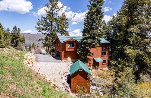 Summit Park House | Bright A-Frame | FirePit + Mtn Views + Hot Tub