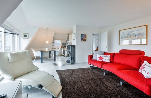 Hornum Apartment | Bright apartment on two levels with breathtaking views of the North Sea. -