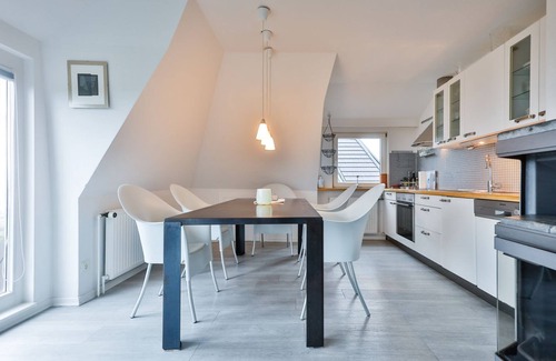 Hornum Apartment | Bright apartment on two levels with breathtaking views of the North Sea. -