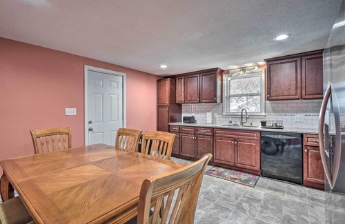Durham House | Bright Durham Home w/Fully Furnished Deck!