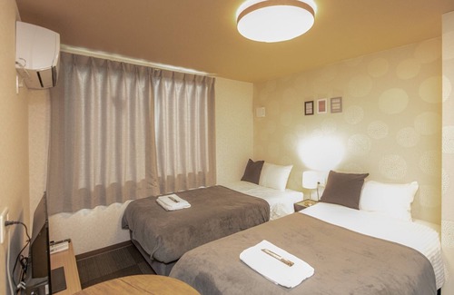 Higashiyama Hotel | Bright Hotel Shimizu Deluxe Twin with washi/Higashiyama-ku Kyoto Kyōto