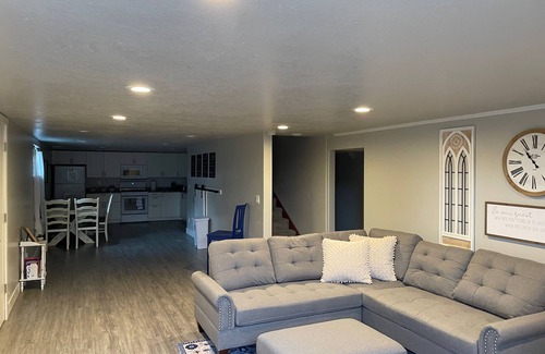 Logan House | Bright modern stay near USU with private entrance