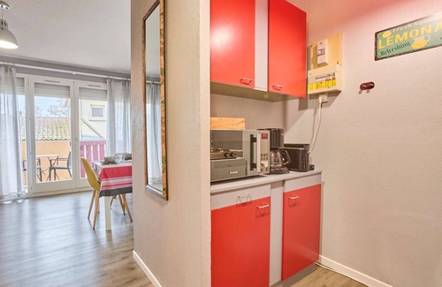 Barbotan-les-Thermes Apartment | Bright T1 bis 26.5 m², south balcony, parking, fiber