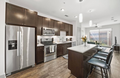 Frisco Square Apartment | BrightHaven - 1-BR apartment in Fabulous Frisco with Gym, Pool and EvCharger