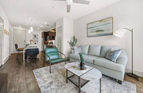 Frisco Square Apartment | BrightHaven - 1-BR apartment in Fabulous Frisco with Gym, Pool and EvCharger