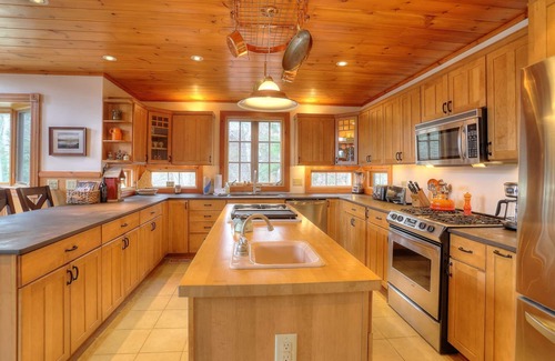 Rangeley House | Brooklake - Custom built home on Dodge Pond, with 250' on Dodge Pond Stream too