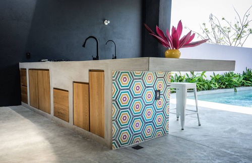 Troncones House | Brutalist Chic Beach Bungalow with Pooln
