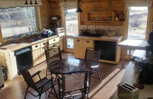 Villa Grove House | Buck House at Little Bonanza, ATV from house! Creek runs through 13 acres.