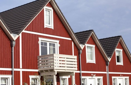 Dagebuell Apartment | Bude 8 directly on the dike in Dagebüll for 2 persons with water view