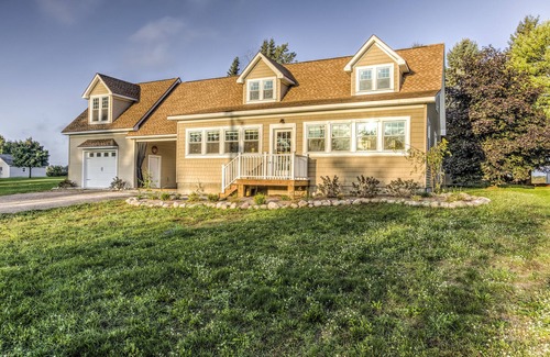 Elk Rapids House | Built 2016 air conditioned Home with Elk Lake water view.nWheelchair accessible