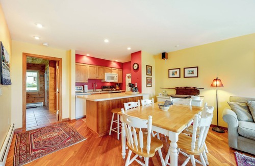 East Burke Condo | Burke Mountain Vacation Rental: Ski-In/Ski-Out!