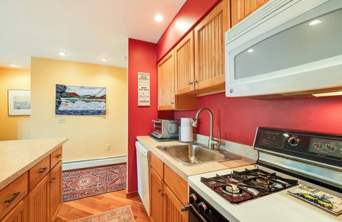 East Burke Condo | Burke Mountain Vacation Rental: Ski-In/Ski-Out!