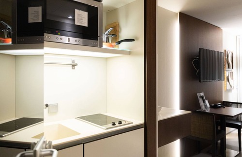 Heidelberg Apartment | Business Studio mit Voll Ausgestatteter Küche und Modernem Bad
