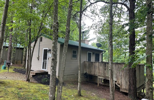 Laurelville Cabin | Button Buck sleeps 4, or rent all 4 for 20. Horseback riding across the Rd!