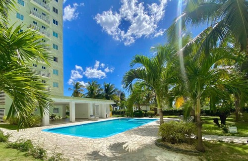 Santo Domingo Condo | C-504 · Lovely Sea View Condo Near Colonial Zone, King Bed