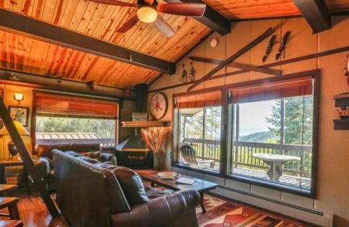 Glenwood Springs Condo | C1: Snuggle into leather couches, a fireplace, a loft and incredible views of the Roaring Fork Valley in this totally remodeled condo.