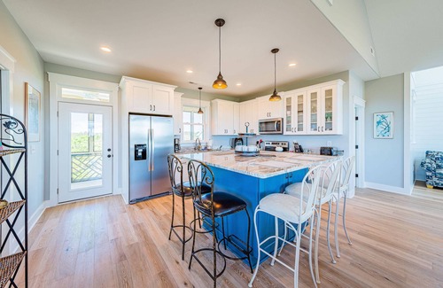 Carova Beach House | C9257 Shell Bound. As low as $189! 4X4 Beach, Wild Horses, Hot Tub!