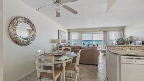 Crystal Beach Apartment | Cabana Club 206 Gulf Oceanfront, King Bed, private beach