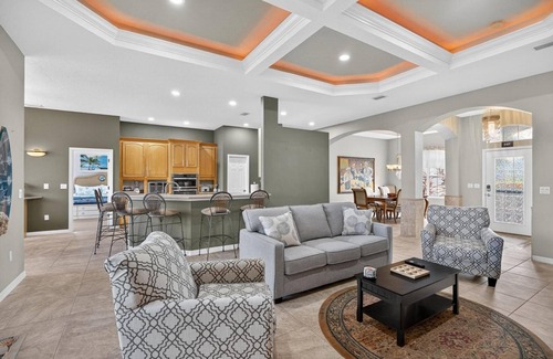 Palm Harbor House | Cabana Coast Waterfront Pool Home | Palm Coast | 2 Master Suites | Close To Beach | Dog Friendly