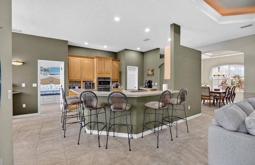 Palm Harbor House | Cabana Coast Waterfront Pool Home | Palm Coast | 2 Master Suites | Close To Beach | Dog Friendly