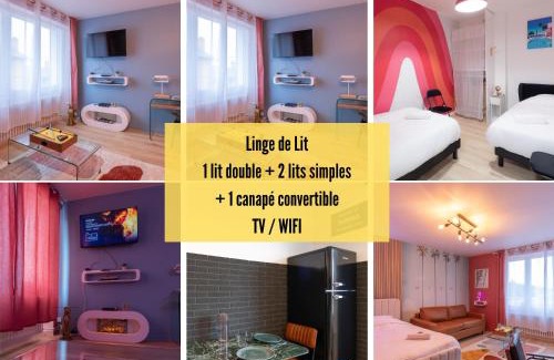 Flace Apartment | Cabana & Miami 70's - Proche Parking et Épicerie